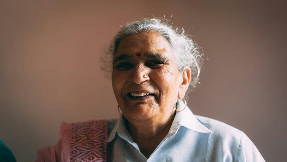 Smiling senior woman